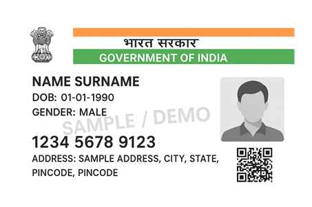 Aadhaar Card printing service by URRU US CC